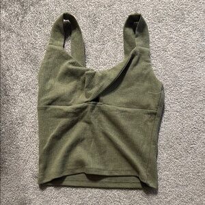 Olive Green Women's Top